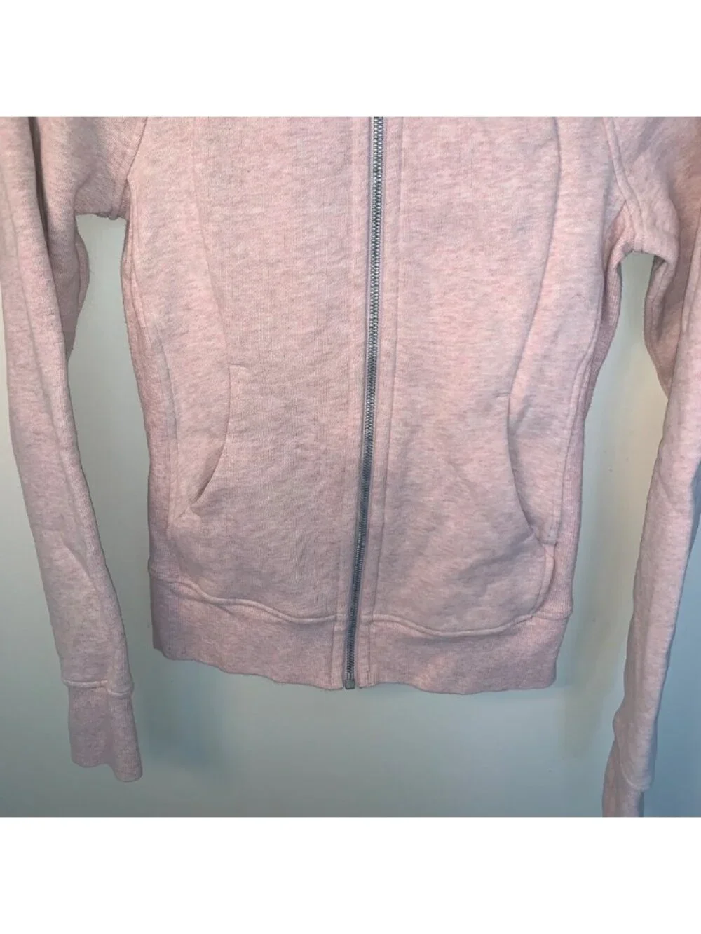 Lululemon Scuba Hoodie Light Cotton Fleece Heathered Space Dyed Vintage Mauve 2